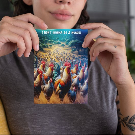 Federn in der Luft Postkarte