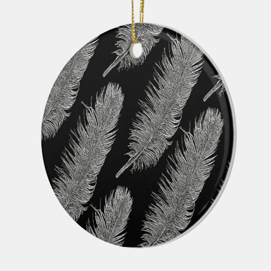 Federn Keramik Ornament (Links)