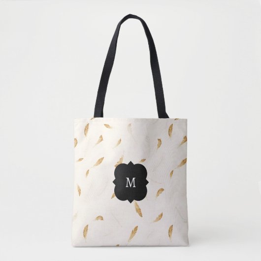 Federn Luxus Moderne Boho-Kollektion Tasche (Vorderseite)