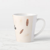 Federn Luxus-Popular-Boho-Kollektion Milchtasse (Rechts)