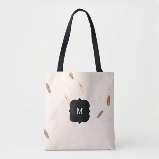 Federn Luxus-Popular-Boho-Kollektion Tasche (Vorderseite)