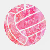 Federn paisonal blumengeschmückte Muster rosa Voll Ornament Aus Metall (Rückseite)