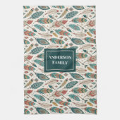 Federn & Pfeile Handtuch personalisierter tribaler (Vertikal)