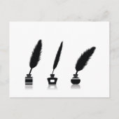 Federn Postkarte (Vorderseite)