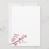 Federn Sie die Nest Baby Dusche Einladung (Rückseite)