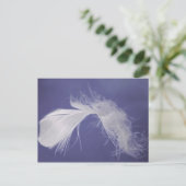 Federn sind Symbole der Spiritualität Postkarte (Stehend Vorderseite)