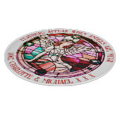 Federn tauchen auf, wenn Engel in der Nähe von fes Schneidebrett (Ecke)