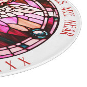 Federn tauchen auf, wenn Engel in der Nähe von fes Schneidebrett (Ecke)