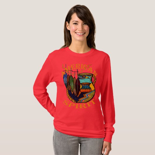 Federn u. Topf-Geist T-Shirt (Vorne ganz)