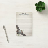 Federn über texturierte Hintergründe kundenspezifi Post-it Klebezettel (Büro)