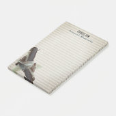 Federn über texturierte Hintergründe kundenspezifi Post-it Klebezettel (angewinkelt)