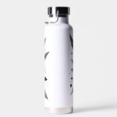 Federn und Blume Trinkflasche (Rechts)