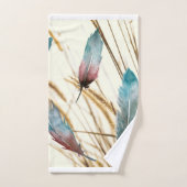 Federn und Gras Badhandtuch Set (Handtuch)