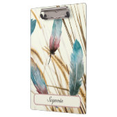 Federn und Gras Klemmbrett (Links)