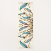 Federn und Gras Yogamatte (Vorderseite)