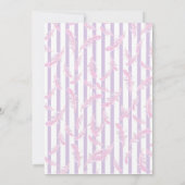 Federn und Kissen/ Geburtstag Einladung (Rückseite)