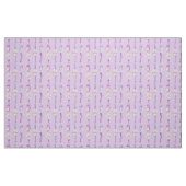 Federn und Perlen Aquarellkunst lila Stoffe (Fat Quarter (45,7 x 55,9 cm))