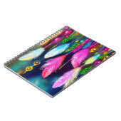 Federn und Perlen Notizblock (Linke Seite)