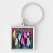 Federn und Perlen Schlüsselanhänger (Vorne)