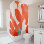 Federn verschiedener Vögel kommen zusammen Duschvorhang (Beispiel)