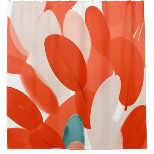 Federn verschiedener Vögel kommen zusammen Duschvorhang (Vorderseite)