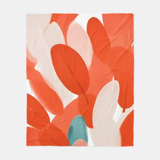 Federn verschiedener Vögel kommen zusammen Fleecedecke (Vorderseite)