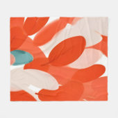 Federn verschiedener Vögel kommen zusammen Fleecedecke (Vorderseite (Horizontal))