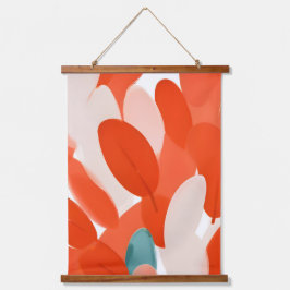 Federn verschiedener Vögel kommen zusammen Wandteppich Mit Holzrahmen