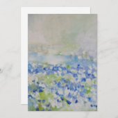 Federn wie Frühling Einladung (Vorne/Hinten)