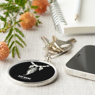 Federnde Anhänger-Halskette für Männer – Minimal S Schlüsselanhänger