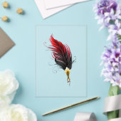 Federnstift mit Goldnippe Acryleinladungen (In Situ (Hochzeit))