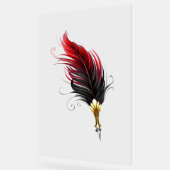 Federnstift mit Goldnippe Acrylschild (Winkel)