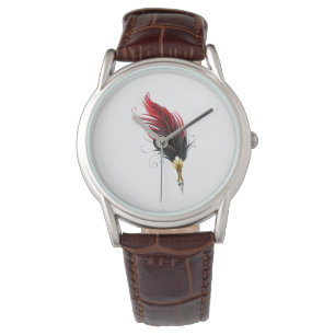 Federnstift mit Goldnippe Armbanduhr