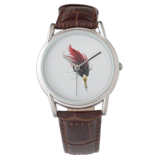 Federnstift mit Goldnippe Armbanduhr (Vorderseite)