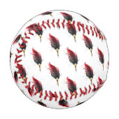 Federnstift mit Goldnippe Baseball (Vorderseite Links)