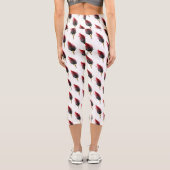 Federnstift mit Goldnippe Capri Leggings (Rückseite)