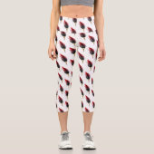 Federnstift mit Goldnippe Capri Leggings (Vorderseite)
