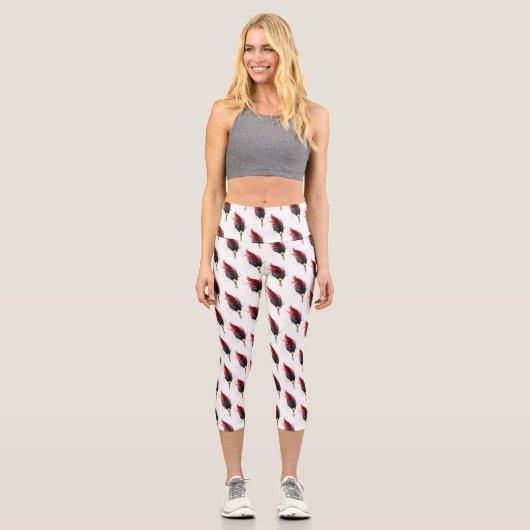Federnstift mit Goldnippe Capri Leggings (Vorderseite)