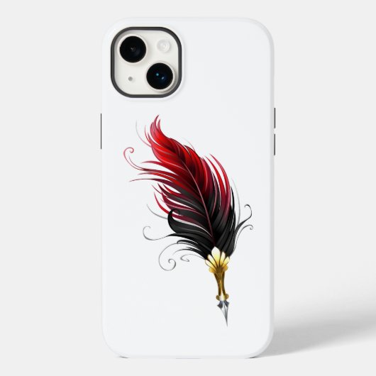 Federnstift mit Goldnippe Case-Mate iPhone Hülle (Rückseite)