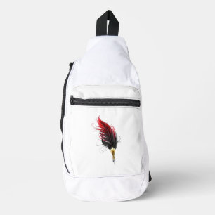 Federnstift mit Goldnippe Crossbody Bag