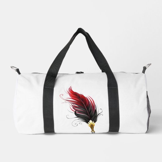 Federnstift mit Goldnippe Duffle Bag (Vorderseite)