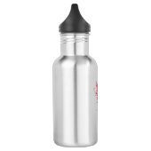 Federnstift mit Goldnippe Edelstahlflasche (Links)