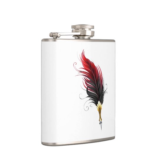 Federnstift mit Goldnippe Flachmann (Rechts)