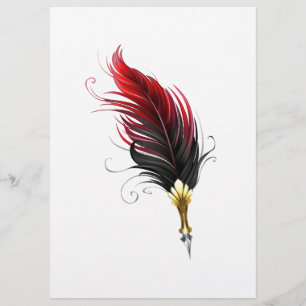 Federnstift mit Goldnippe Flyer