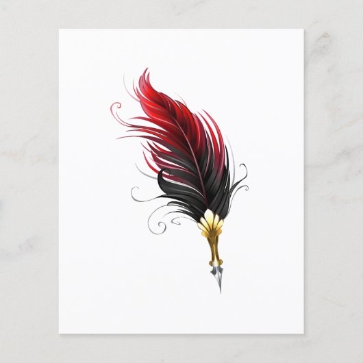 Federnstift mit Goldnippe Flyer (Vorne)