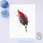 Federnstift mit Goldnippe Flyer (Einzeln)