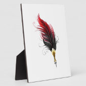 Federnstift mit Goldnippe Fotoplatte (Seite)