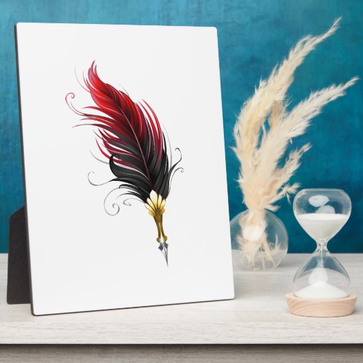 Federnstift mit Goldnippe Fotoplatte (Seite)