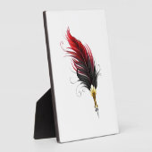 Federnstift mit Goldnippe Fotoplatte (Seite)