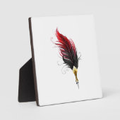 Federnstift mit Goldnippe Fotoplatte (Vorderseite)